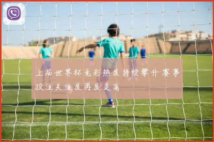上届世界杯竞彩热度持续攀升 赛事投注关注度再度走高