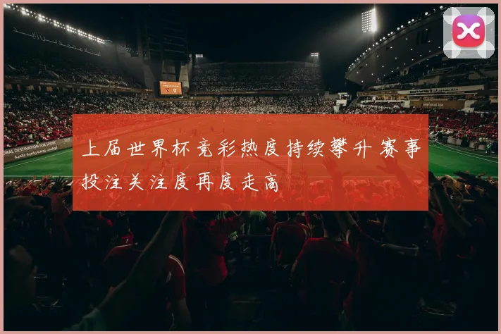 上届世界杯竞彩热度持续攀升 赛事投注关注度再度走高